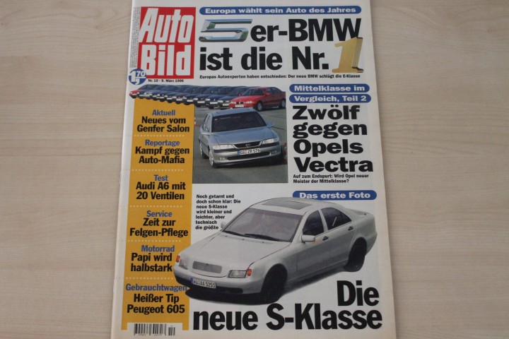 Deckblatt Auto Bild (10/1996)